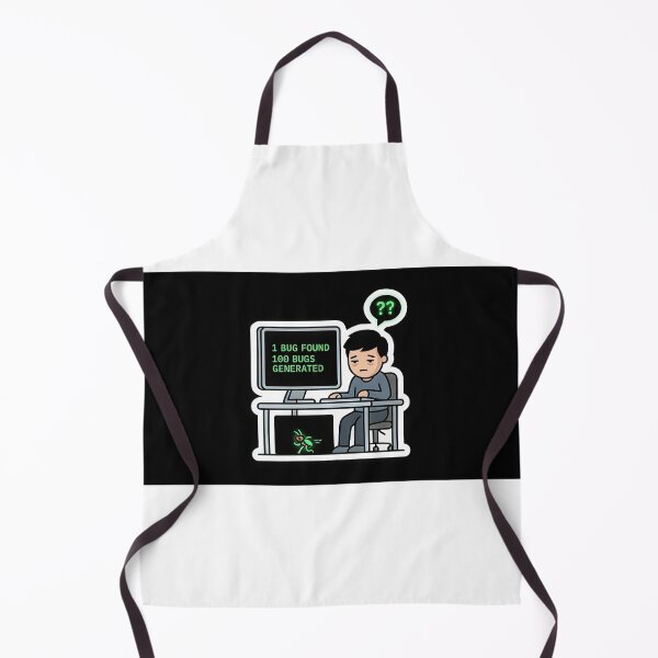 Item preview, Coder Life: Generate More Bugs, Minimalist Coding Meme Sticker designed and sold by Yogeshrock.