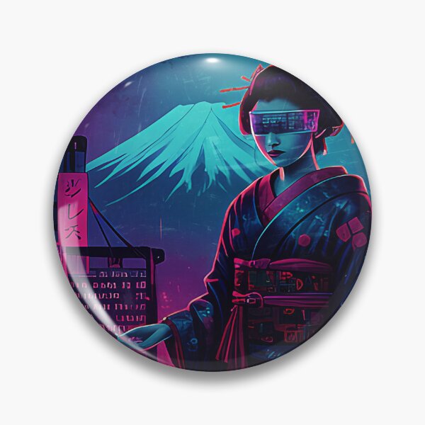 Item preview,  geisha hacker amine girl warrior designed and sold by  Mudikeys.