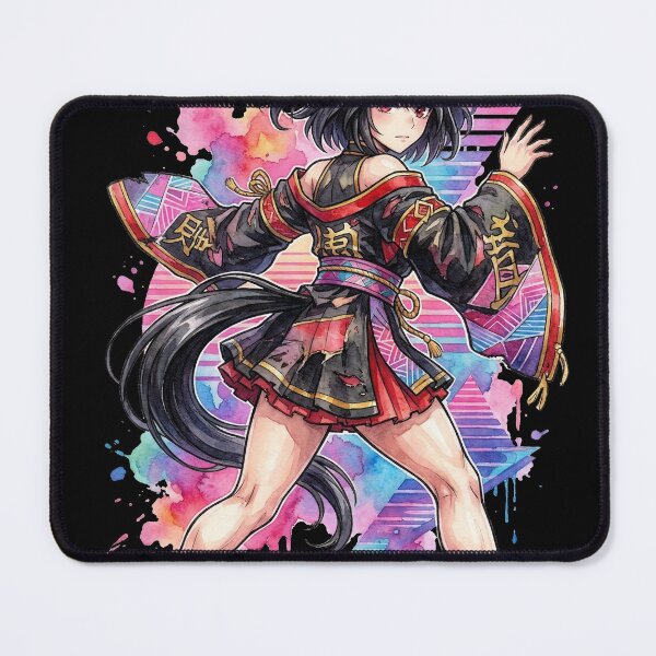 Item preview, Kitasan Black Umamusume Detached Sleeves Japanese Flower Portrait designed and sold by Senpaiwaves.
