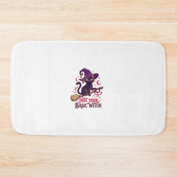 Item preview, Not Your Basic Witch - Sassy Black Cat Empowering Witchy Design designed and sold by Hexed Whiskers.