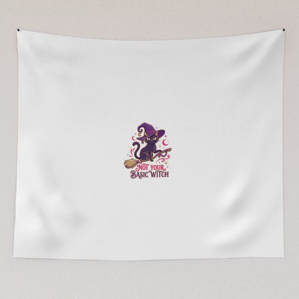 Item preview, Not Your Basic Witch - Sassy Black Cat Empowering Witchy Design designed and sold by Hexed Whiskers.