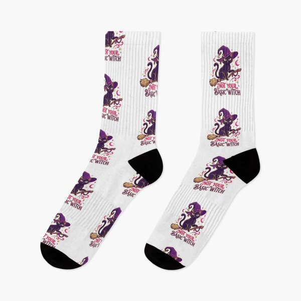 Item preview, Not Your Basic Witch - Sassy Black Cat Empowering Witchy Design designed and sold by Hexed Whiskers.