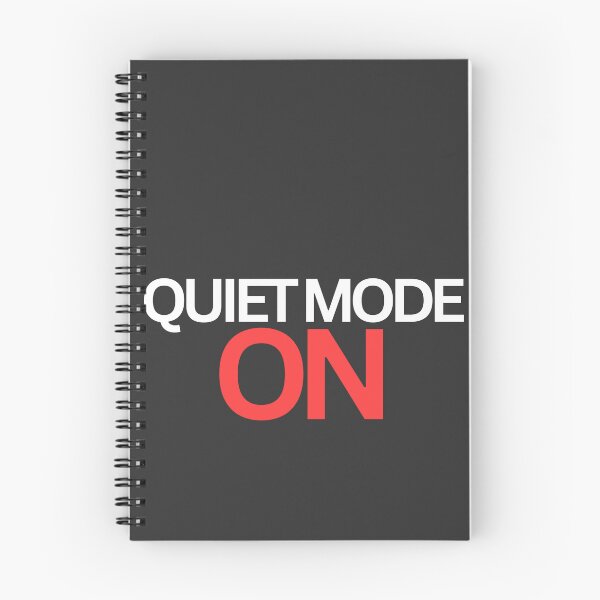 Item preview, Quiet Mode On – Minimalist Introvert Design for Calm Mood, Silence & Focus designed and sold by StateForm.