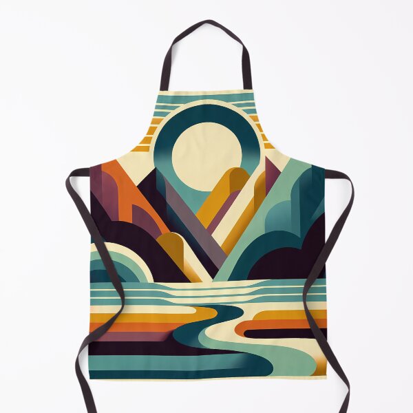 Item preview, Geometric Mountain Sunset Horizon designed and sold by InkSmithery.