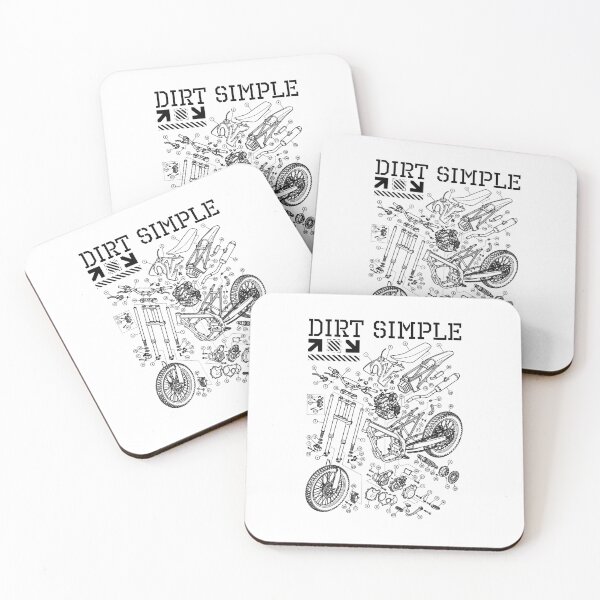 Item preview, Motocross Motorbike Funny Motorcycle Diagram Dirt Simple designed and sold by GrandeDuc.