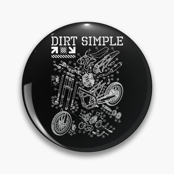 Item preview, Motocross Motorbike Funny Motorcycle Diagram Dirt Simple designed and sold by GrandeDuc.