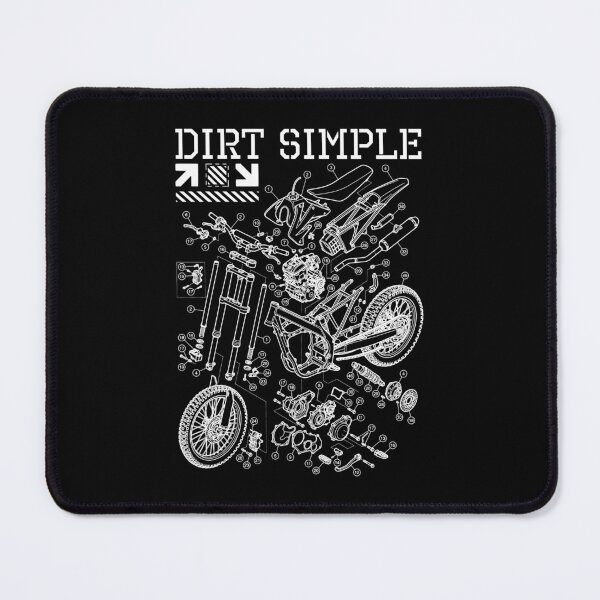 Item preview, Motocross Motorbike Funny Motorcycle Diagram Dirt Simple designed and sold by GrandeDuc.