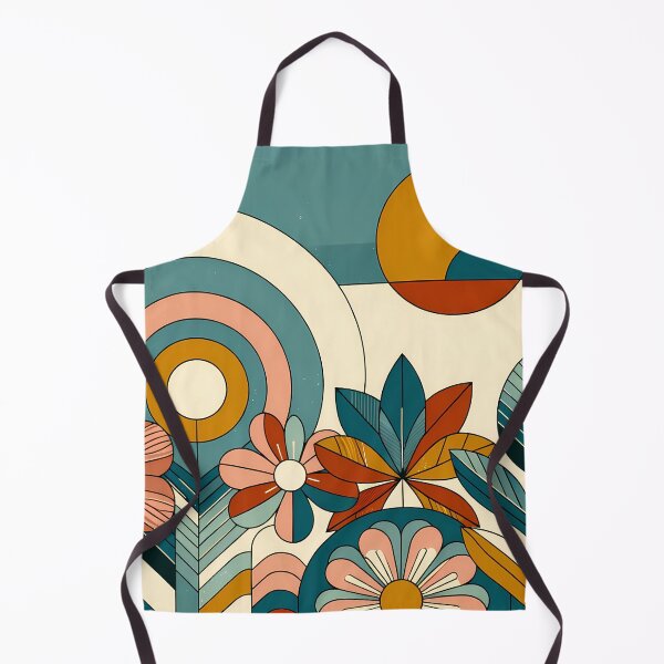 Item preview, Geometric Botanical Sun and Floral Composition designed and sold by InkSmithery.