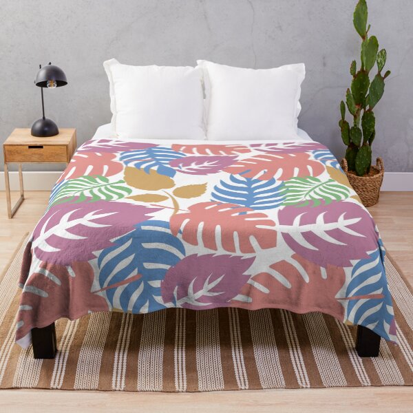 Item preview, Seamless Tropical Leaf Pattern in Soft Pastel Colors designed and sold by PowerAntShop.