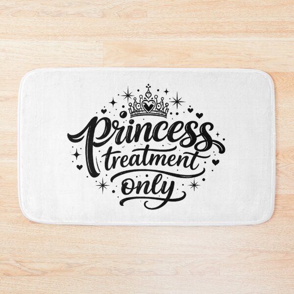 Item preview, Princess Treatment Only – Minimalist Viral Quote Soft Girl Aesthetic designed and sold by Ladys-Gents.