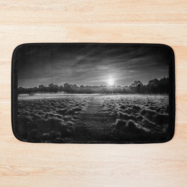 Item preview, Sunrise in London's Richmond Park in Black and White. designed and sold by Radiocafe.