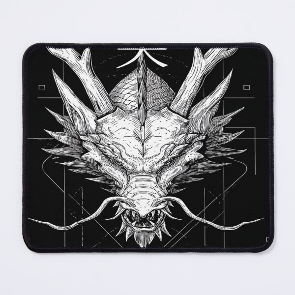 Item preview, Fierce Asian Dragon Head Art Mythical Creature designed and sold by NicolasGlowArt.