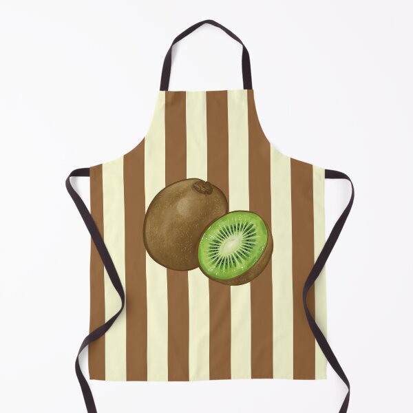 Item preview, Kiwi illustration on brown stripes. designed and sold by joleyjl.