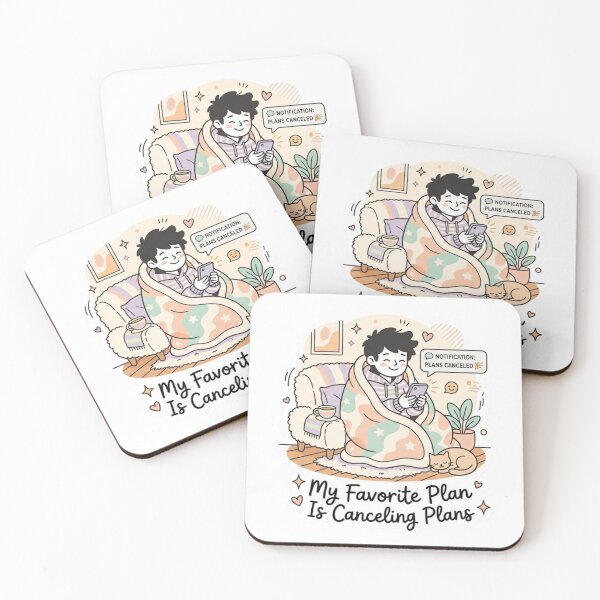 Item preview, Cancel Plans Club Introvert Cozy Funny Design designed and sold by Quiet Mode Studio.