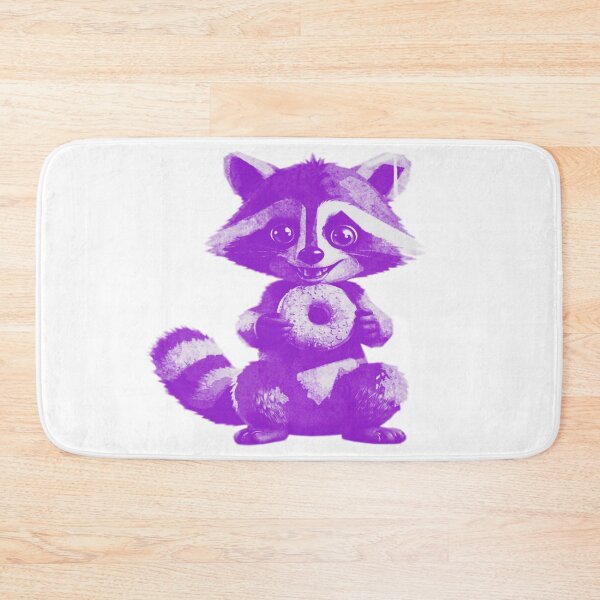 Item preview, Cute Raccoon Eating Donut designed and sold by kinpirks.
