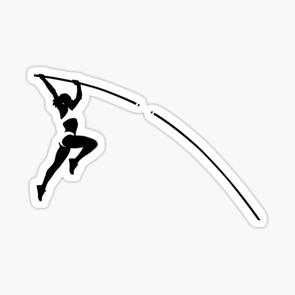 Pole Vault Stickers Redbubble