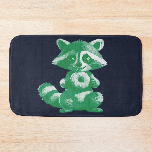 Item preview, Cute Raccoon Eating Donut designed and sold by kinpirks.