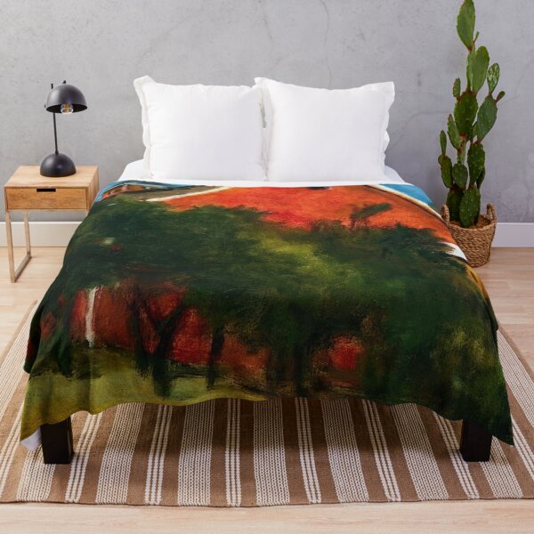 Item preview, New Upload  - Wolf Kahn - Best artist (105) - Vibrant Abstract Landscape - New Upload  - Wolf Kahn - Best artist  designed and sold by MirandaZArt.
