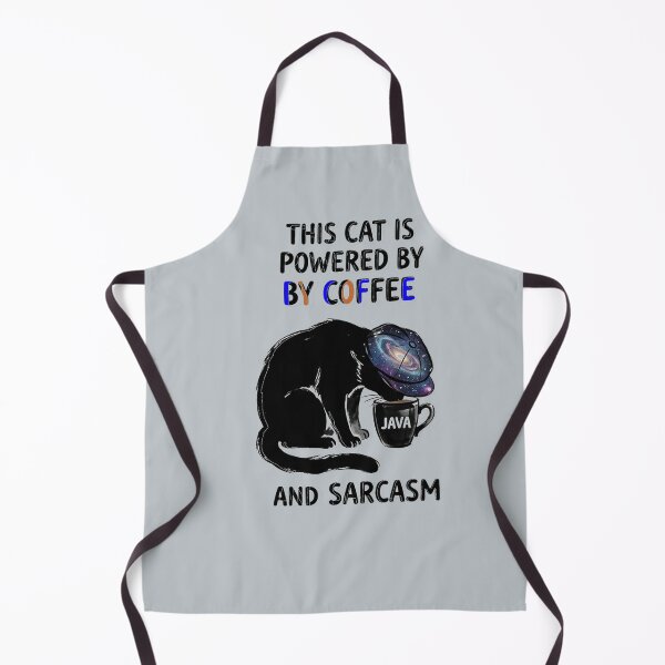 Item preview, cute black cat coffee addict designed and sold by Mudikeys.