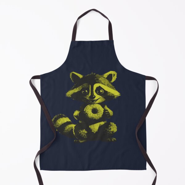 Item preview, Cute Raccoon Eating Donut designed and sold by kinpirks.