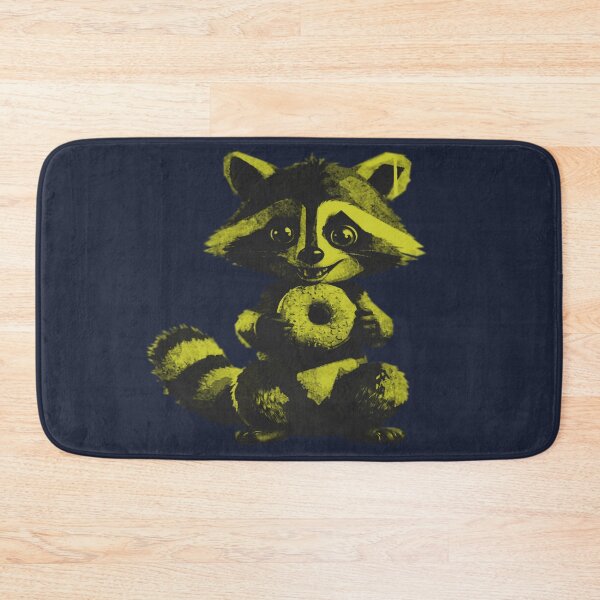 Item preview, Cute Raccoon Eating Donut designed and sold by kinpirks.
