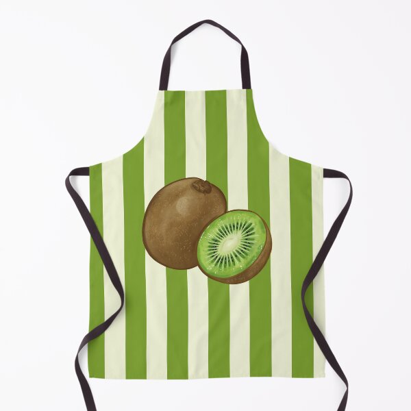 Item preview, Kiwi illustration on green stripes, designed and sold by joleyjl.