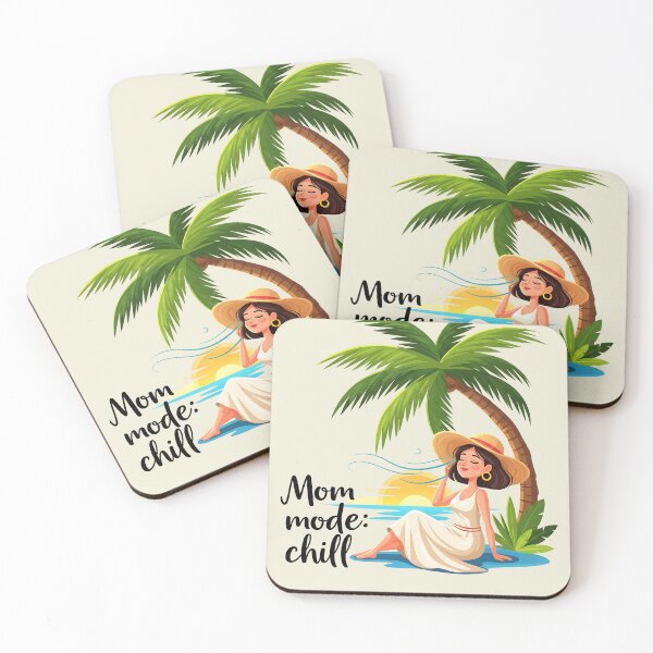 Item preview, Mom Mode: Chill – Relaxed Beach Mom Design designed and sold by Sea Gem.
