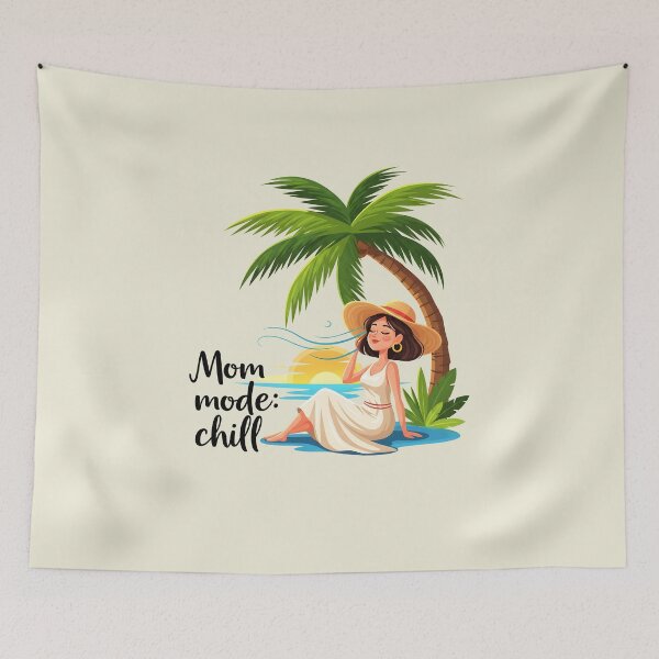 Item preview, Mom Mode: Chill – Relaxed Beach Mom Design designed and sold by Sea Gem.