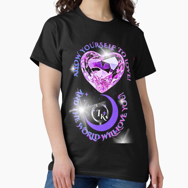 ALLOW YOURSELF TO LOVE/Diamond Heart Code Classic T-Shirt
