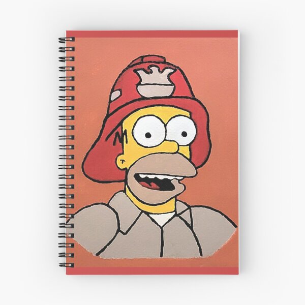 Item preview, Fireman Homer Simpson designed and sold by Baileypaints.