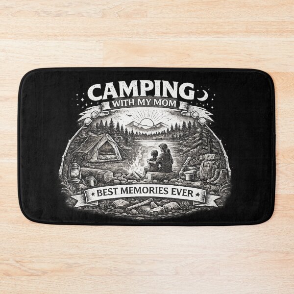 Item preview, Camping With My Mom Shirt, Camping Mom Gift, Mother Daughter Camping Tee, Outdoor Family Shirt, Camp Life Mom designed and sold by TKOprintdesigns.