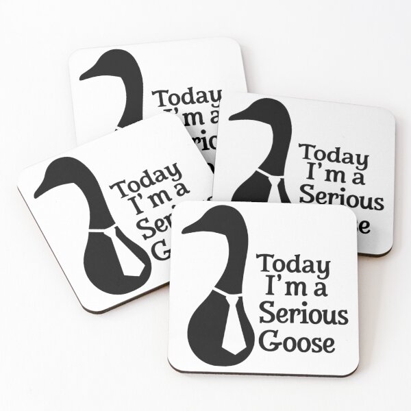 Item preview, Don't Be a Silly Goose, Serious Goose designed and sold by Inappropriate Ink.
