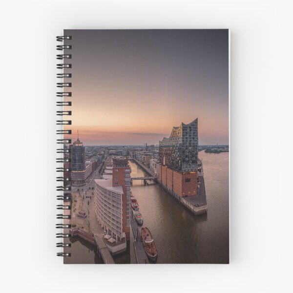 Item preview, Hamburg skyline at sunset with the Elbphilharmonie concert hall designed and sold by JonesHH.