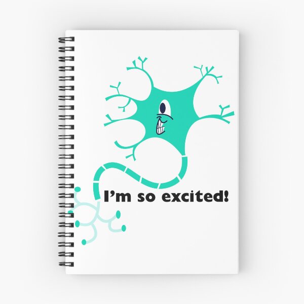 Item preview, I'm so excited neuron designed and sold by Anastasiakd.