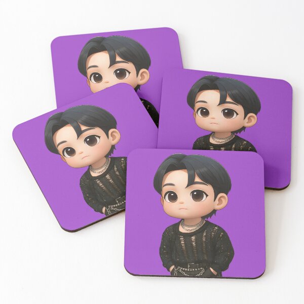 Item preview, Cute Chibi K-pop Aesthetic Artwork Design designed and sold by RADesignHub.
