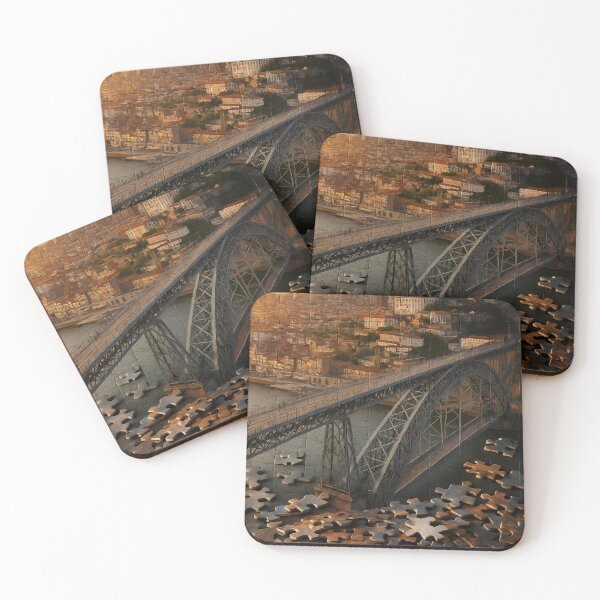 Item preview, Porto Cityscape Jigsaw Art - Dom Luis I Bridge Sunset designed and sold by NUTMA Design.