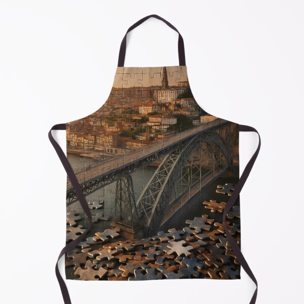 Item preview, Porto Cityscape Jigsaw Art - Dom Luis I Bridge Sunset designed and sold by NUTMA Design.