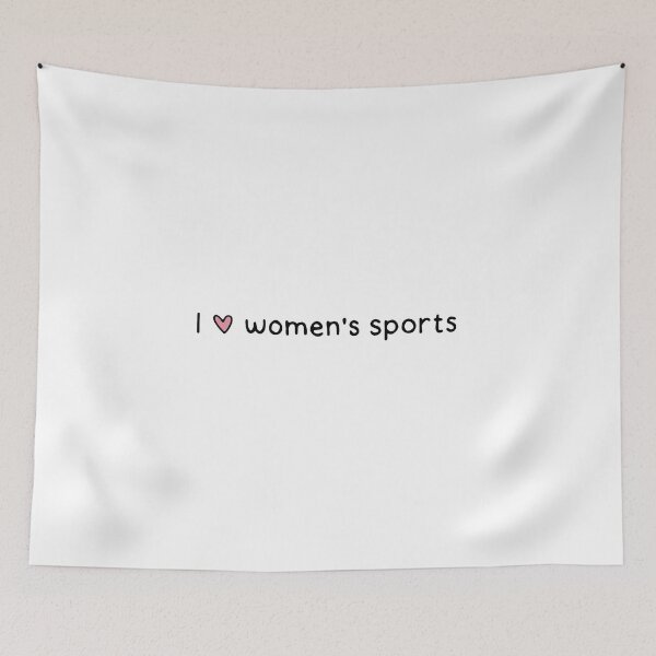 Item preview, I love women's sports designed and sold by dontqu0teme.