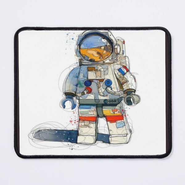 Item preview, Cosmic Astronaut Watercolor Artwork  designed and sold by NivyasArtistry.
