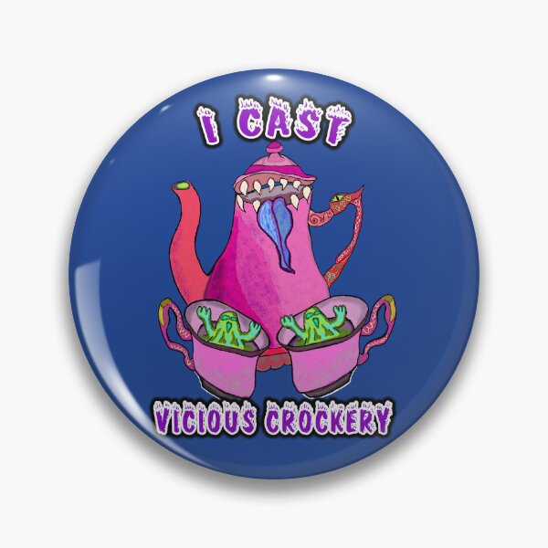Item preview, Wizard casts vicious crockery at teatime designed and sold by reallypathetic.