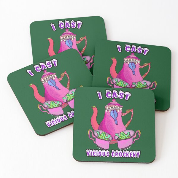Item preview, Wizard casts vicious crockery at teatime designed and sold by reallypathetic.