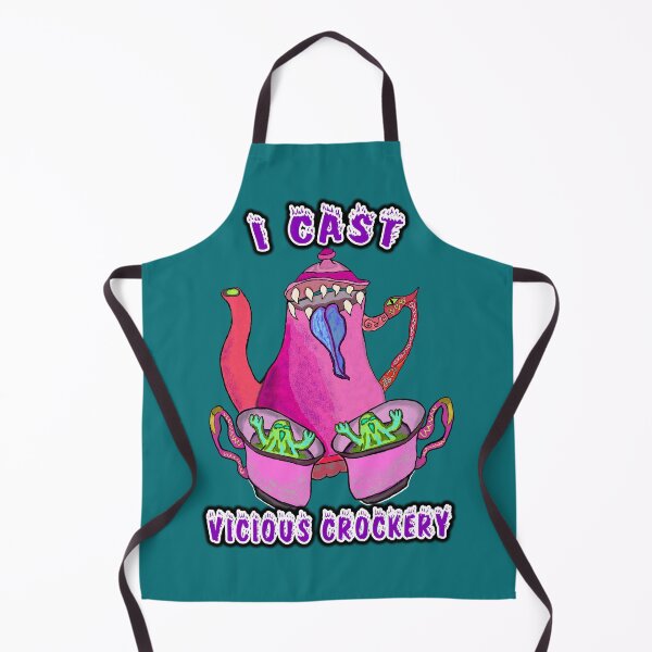 Item preview, Wizard casts vicious crockery at teatime designed and sold by reallypathetic.