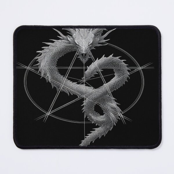 Item preview, Intricate Dragon Serpent Esoteric Geometric Art designed and sold by NicolasGlowArt.