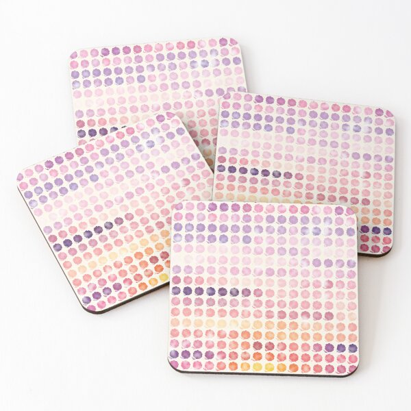 Item preview, Sunset Wash – Soft Abstract Watercolor Dot Pattern in Warm Sunset Tones designed and sold by Helmina Groper.