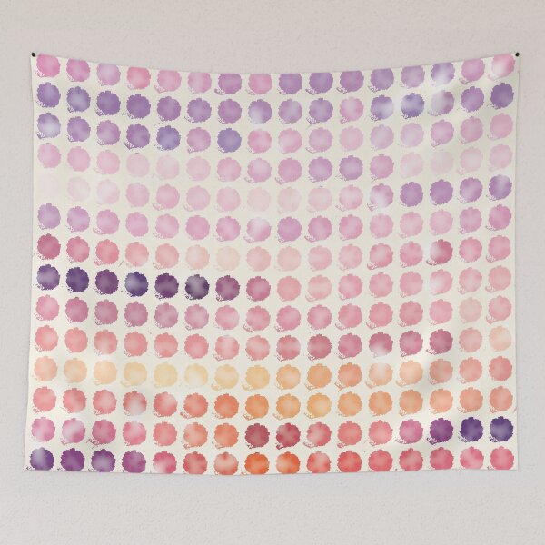 Item preview, Sunset Wash – Soft Abstract Watercolor Dot Pattern in Warm Sunset Tones designed and sold by Helmina Groper.
