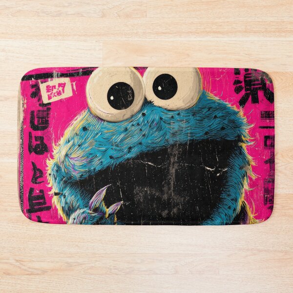 Item preview, Neon Vintage Pink Cookie Monster  designed and sold by AnimeArsenalPrints.