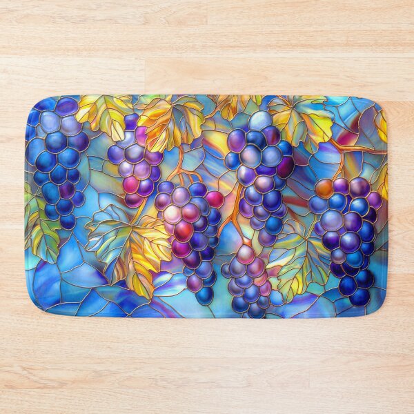 Item preview, Vibrant Grapevine Stained Glass Design designed and sold by MargaretWiktor.