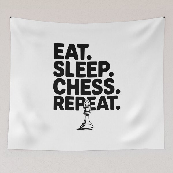 Item preview, Eat. Sleep. Chess. Repeat. designed and sold by Frank Ring.