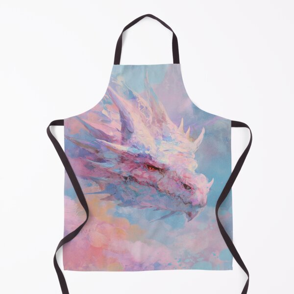 Item preview, Ethereal Pastel Dragon Head Fantasy Art designed and sold by NicolasGlowArt.