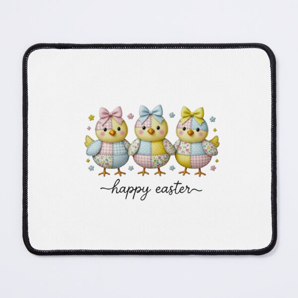 Item preview, Faux Patchwork Chick Trio Happy Easter Shirt designed and sold by LazyScreations.